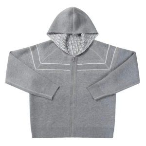 CD HOODIE MONOGRAM KNIT