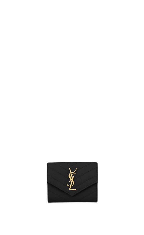 YSL CASSANDRE COMPACT WALLET