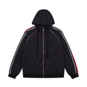 GG JACKET MONOGRAM HOODED