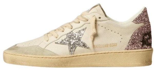 BALL STAR GLITTER ARGENTO