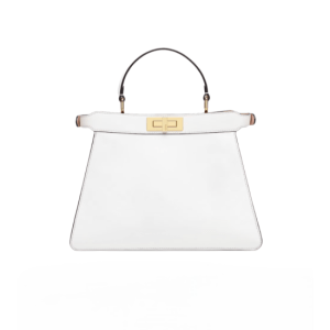 BORSA PEEKABOO ISEEU MEDIUM PELLE BIANCA