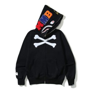 BP HOODIE SHARK SKULL