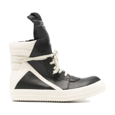 Rick Owens Geobasket Hi White Black