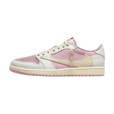 Air Jordan 1 Low Travis Scott Sail Shy Pink