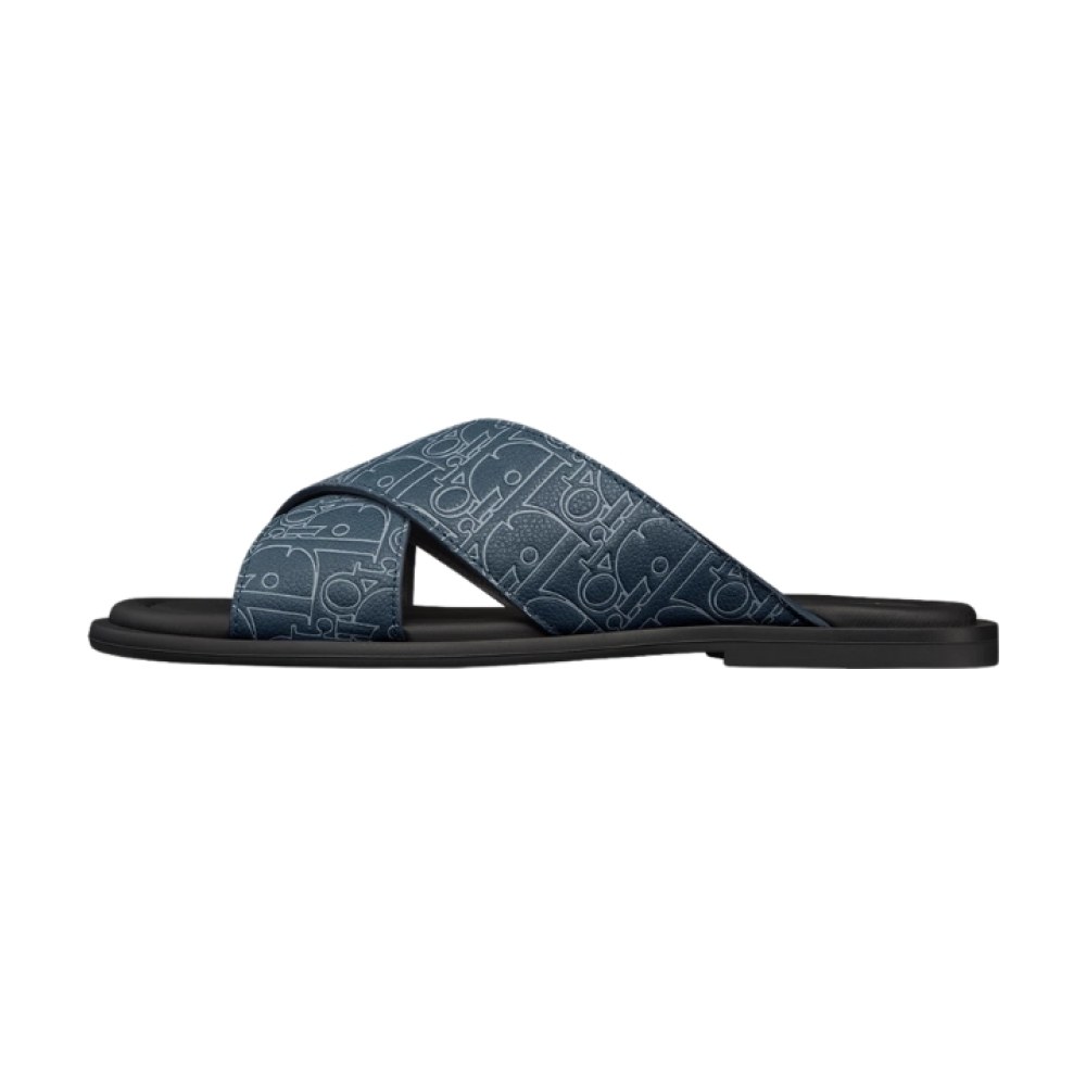 Dior Sandalo Alias Pelle Gravity Outline Blu Navy