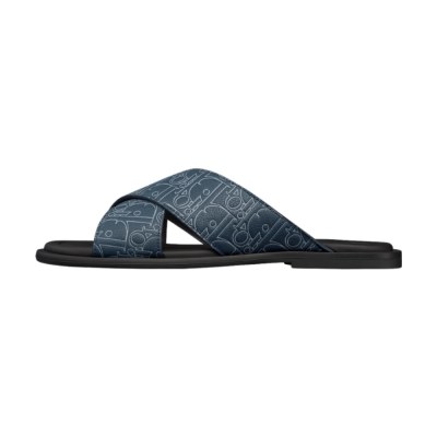 Dior Sandalo Alias Pelle Gravity Outline Blu Navy
