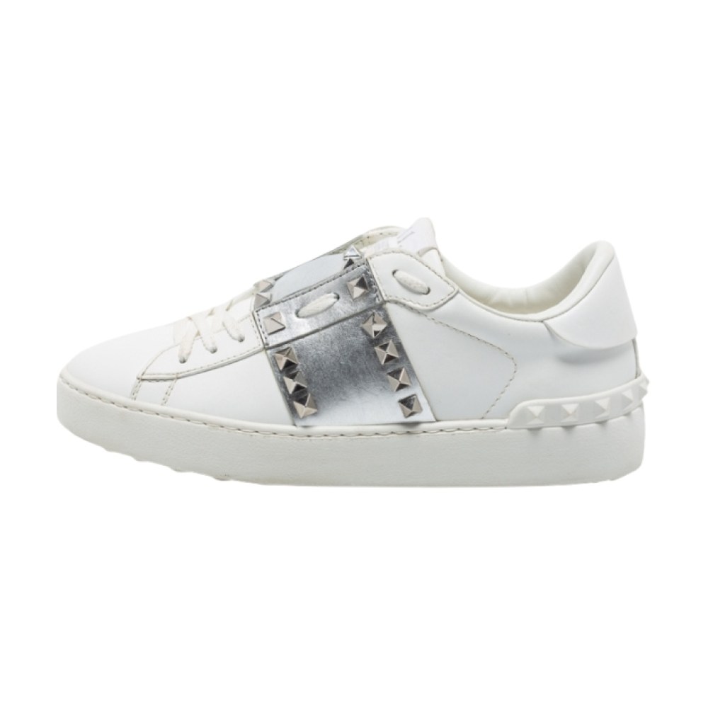 Valentino Sneakers Rockstud Bianco/Argento