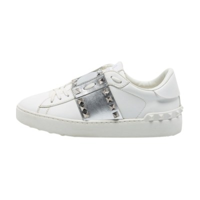 Valentino Sneakers Rockstud Bianco/Argento