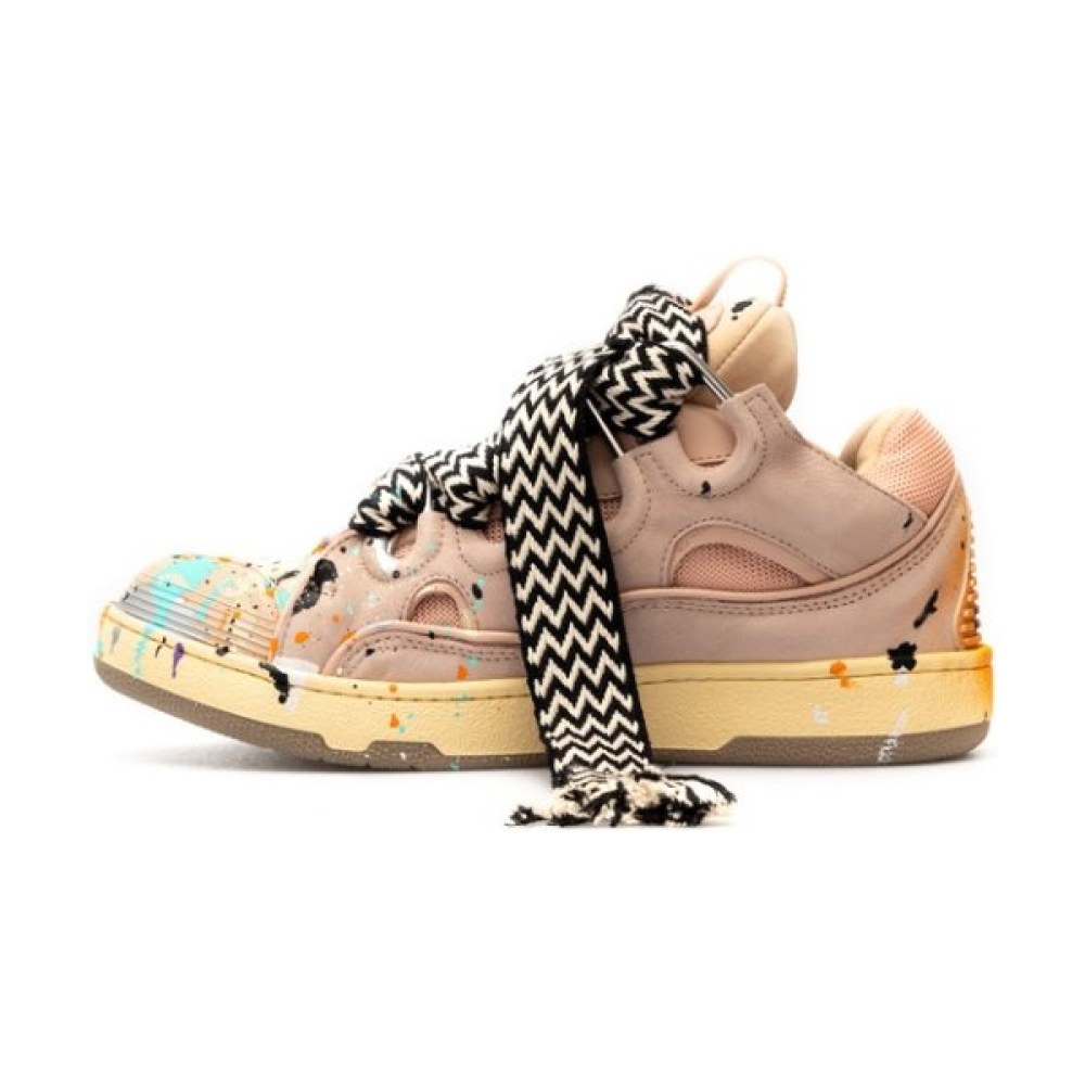 Lanvin Rosa con Macchie di Vernice