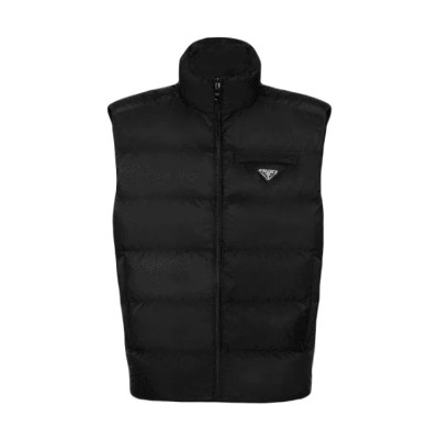 Prada Gilet Re-Nylon Black