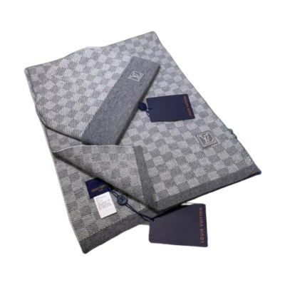 Louis Vuitton Set Sciarpa e Cappello Monogram Grigio