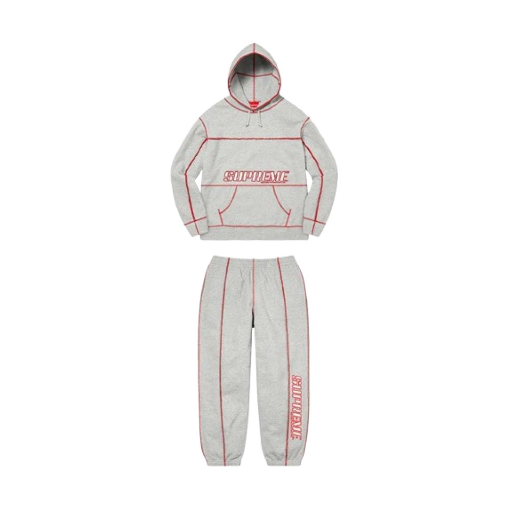 Supreme Coverstitch Tracksuit Grey