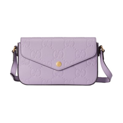 Gucci Bag Mini GG Leather Lavanda