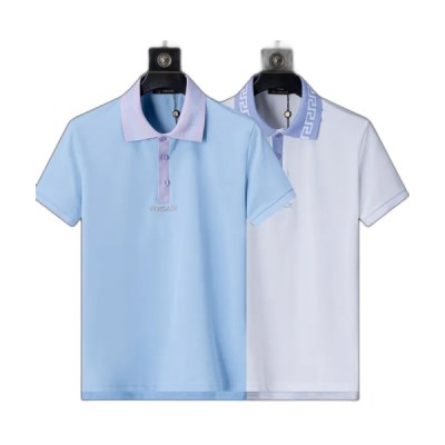 Versace Polo Medusa Azzurro Bianco