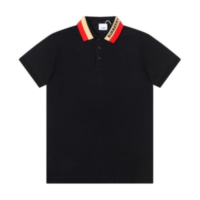 Burberry Striped Collar Polo
