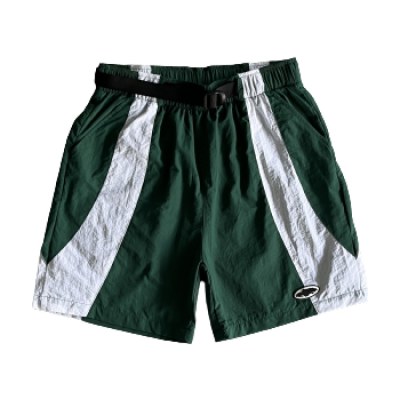 Corteiz Alcatraz Sun Rain Shorts-green
