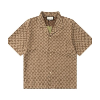 Gucci Camicia Bowling GG Beige