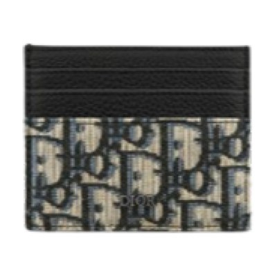 Dior Portacarte Oblique Nero