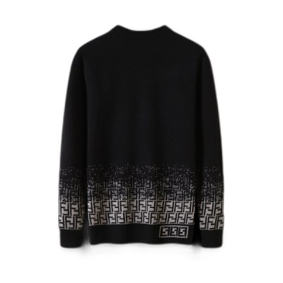 Fendi Maglione FF Degradé Nero