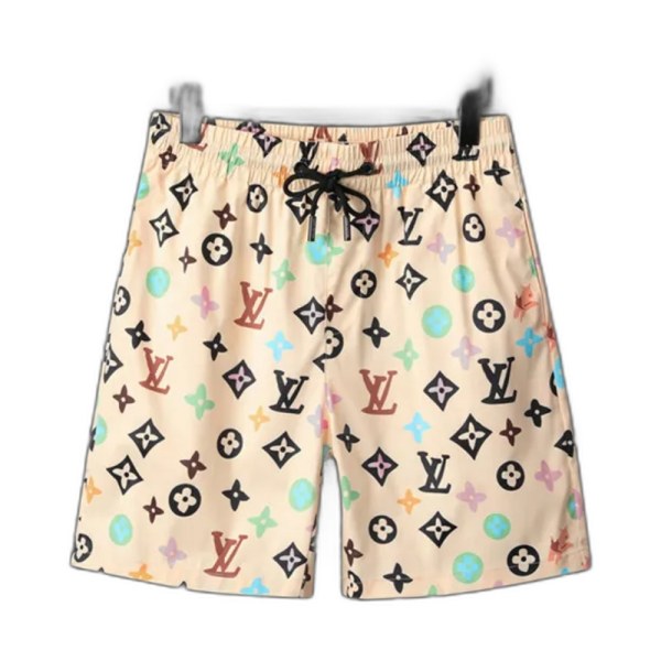 Short LV Beige And Light Yellow