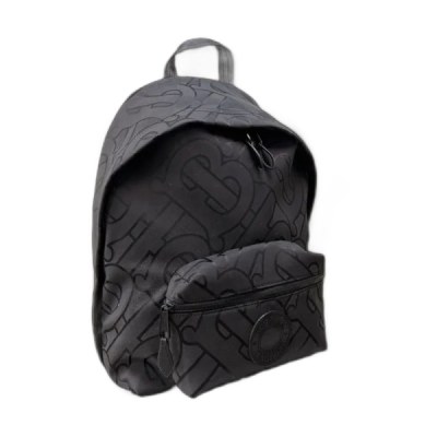 Burberry Backpack Nylon Logo Black