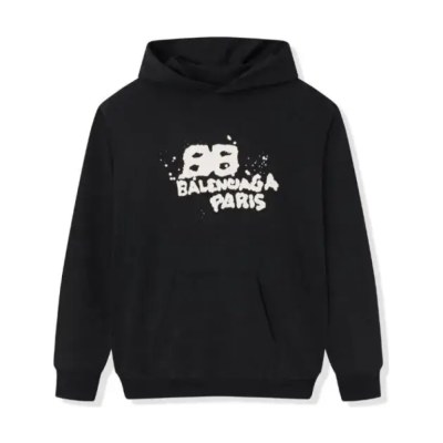 Balenciaga Paris Logo Hoodie BL003