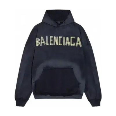 Balenciaga Hoodie BB Distressed