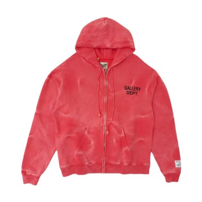 Gallery Dept Felpa Zip Rossa