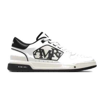 Amiri Classic Low White Black