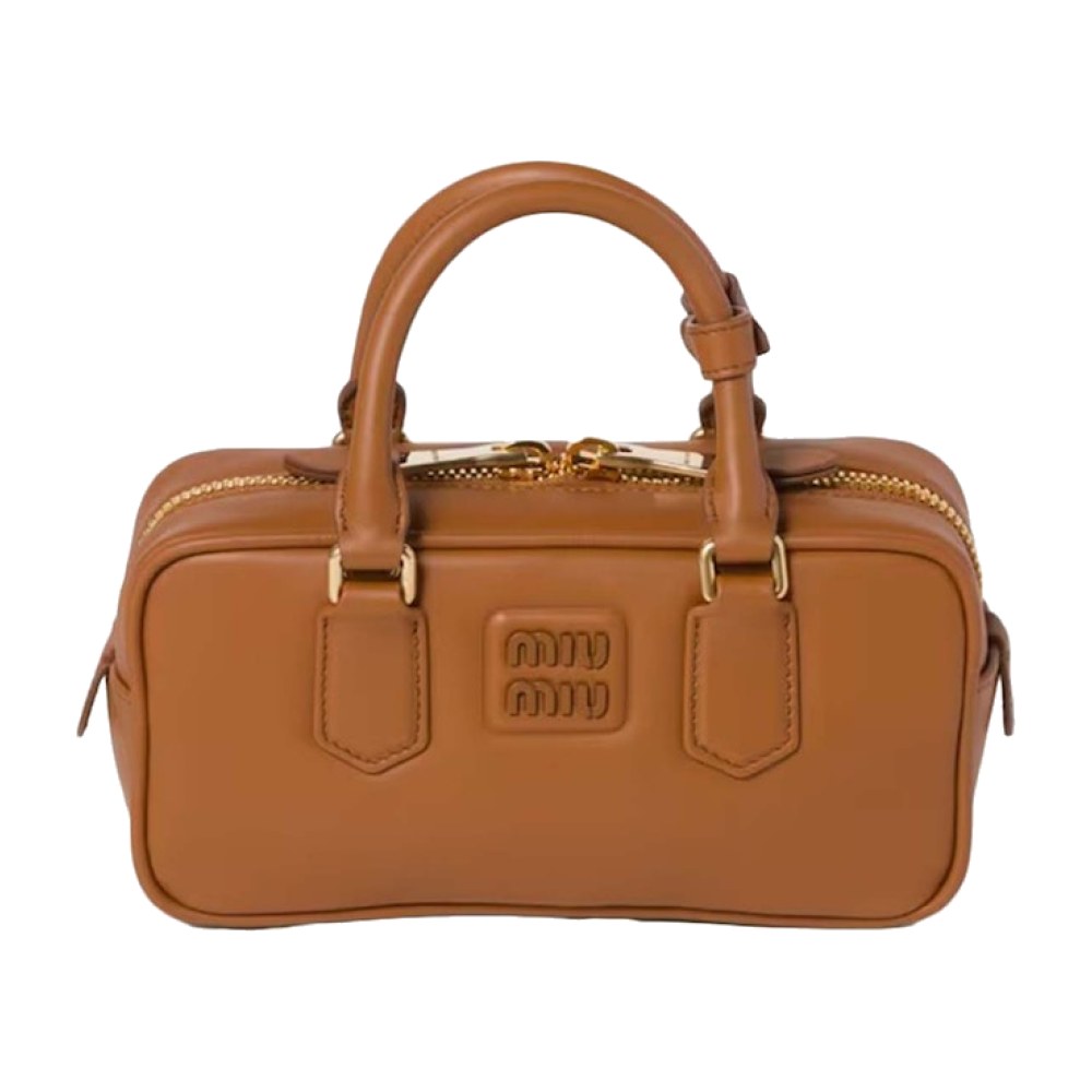 Miu Miu Arcadie Leather Cognac