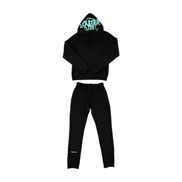 Syna World Logo Tracksuit Black Blue