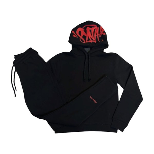 Syna World OG Tracksuit Black Red