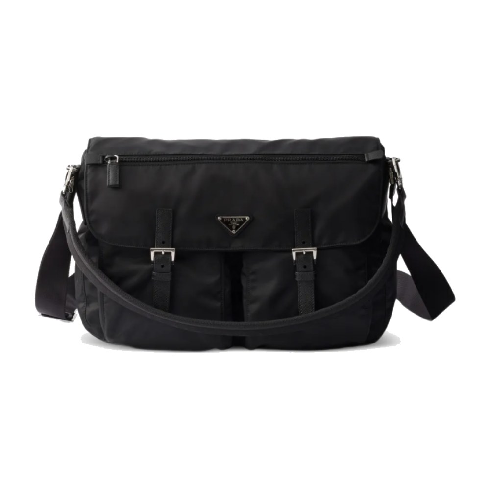 Prada Re-Nylon Shoulder Bag Black