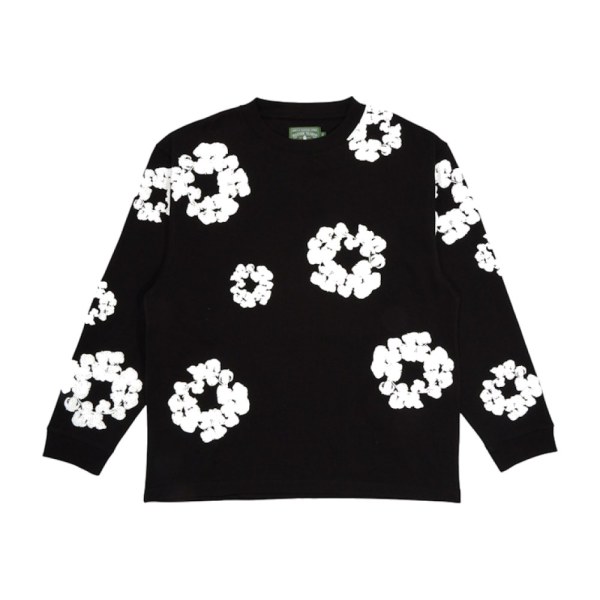 Denim Tears LS Cotton Wreath T-shirt Black